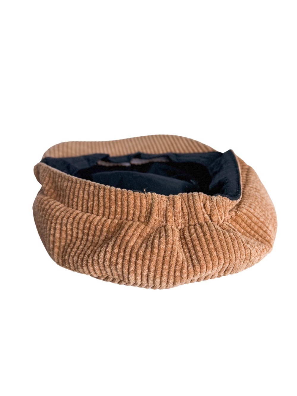 Corduroy Newsboy Hat Brown Baker Boy Cap Women’s One Size Cottagecore Fall - Picture 4 of 6